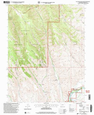 United States Geological Survey Mcintosh Mountain, CO (2001, 24000-Scale) digital map