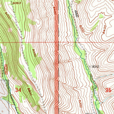 United States Geological Survey Mcintosh Mountain, CO (2001, 24000-Scale) digital map