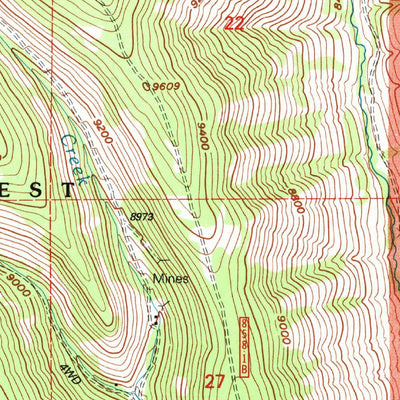 United States Geological Survey Mcintosh Mountain, CO (2001, 24000-Scale) digital map