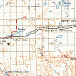 United States Geological Survey Mcintosh, SD-ND (1958, 250000-Scale) digital map