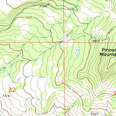 United States Geological Survey Mcinturf Mesa, CO (1971, 24000-Scale) digital map