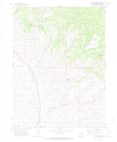 United States Geological Survey Mcinturf Mesa, CO (2000, 24000-Scale) digital map