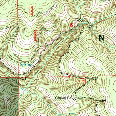 United States Geological Survey Mcintyre Creek, OR (1995, 24000-Scale) digital map