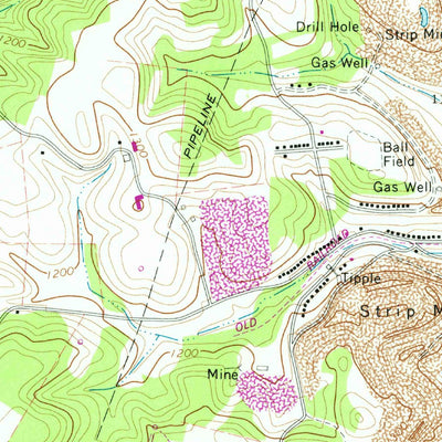 United States Geological Survey Mcintyre, PA (1964, 24000-Scale) digital map