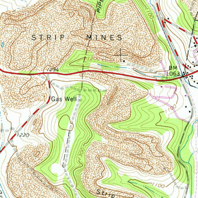 United States Geological Survey Mcintyre, PA (1964, 24000-Scale) digital map