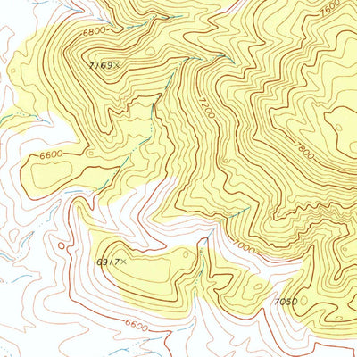 United States Geological Survey Mcintyre Summit, NV (1971, 24000-Scale) digital map