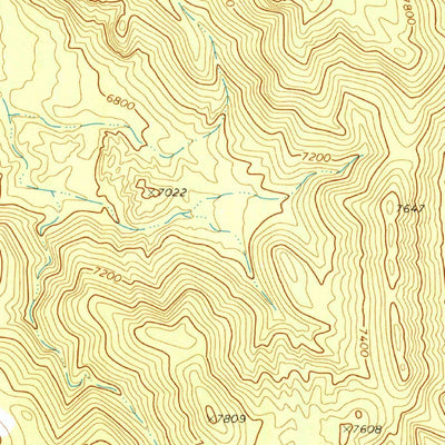 United States Geological Survey Mcintyre Summit, NV (1971, 24000-Scale) digital map