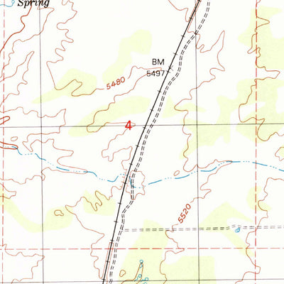 United States Geological Survey Mcintyre, UT (1992, 24000-Scale) digital map