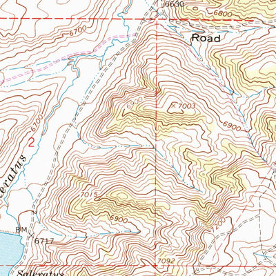 United States Geological Survey Mckay Hollow, UT (1968, 24000-Scale) digital map