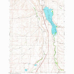 United States Geological Survey Mckay Reservoir, OR (1966, 24000-Scale) digital map