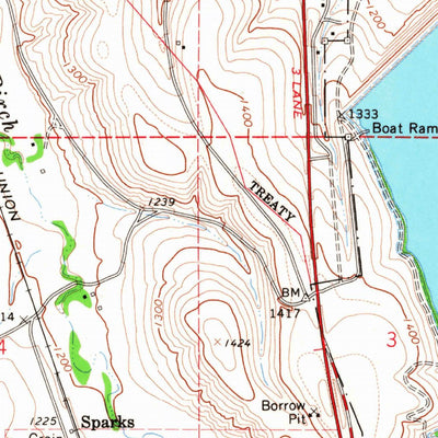 United States Geological Survey Mckay Reservoir, OR (1966, 24000-Scale) digital map