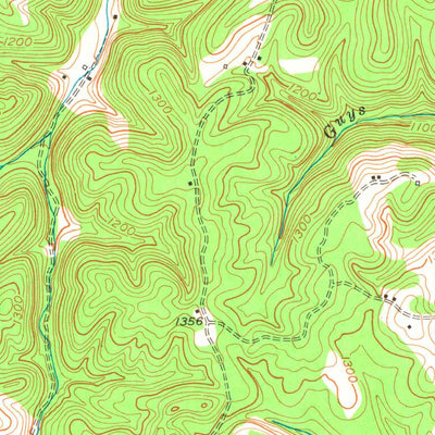 United States Geological Survey Mckee, KY (1953, 24000-Scale) digital map