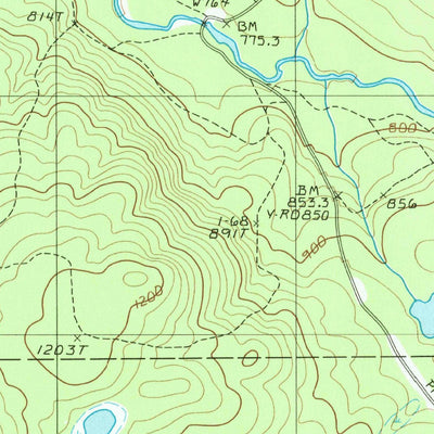 United States Geological Survey Mckeen Lake, ME (1986, 24000-Scale) digital map