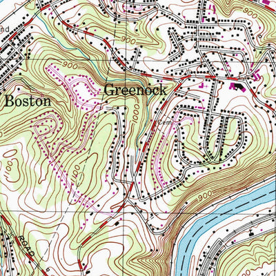 United States Geological Survey Mckeesport, PA (1993, 24000-Scale) digital map