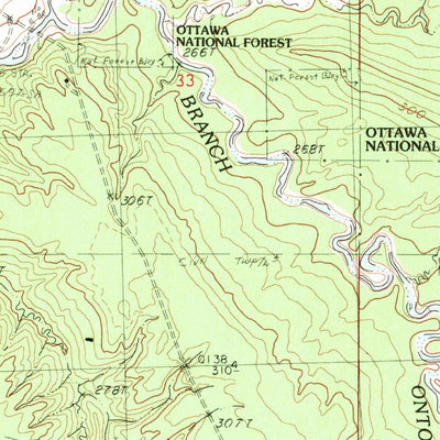 United States Geological Survey Mckeever, MI (1982, 25000-Scale) digital map