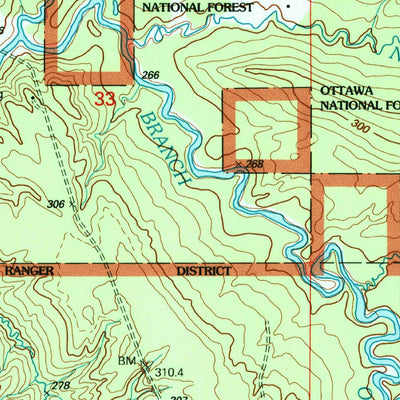 United States Geological Survey Mckeever, MI (1999, 24000-Scale) digital map