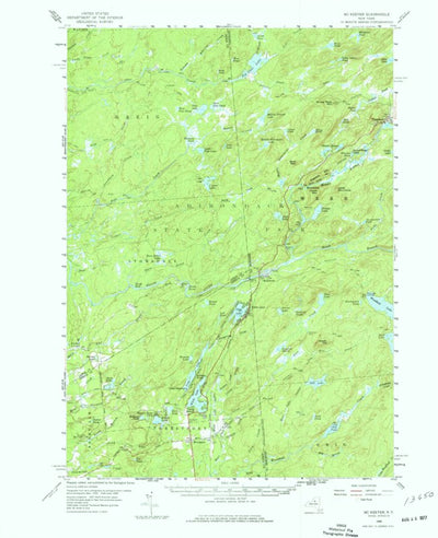 United States Geological Survey Mckeever, NY (1958, 62500-Scale) digital map