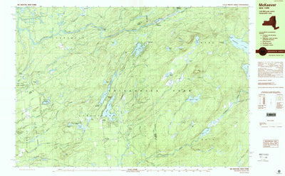 United States Geological Survey Mckeever, NY (1989, 25000-Scale) digital map