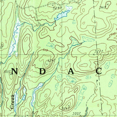 United States Geological Survey Mckeever, NY (1989, 25000-Scale) digital map