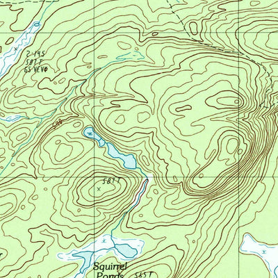 United States Geological Survey Mckeever, NY (1989, 25000-Scale) digital map