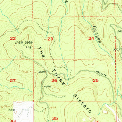 United States Geological Survey Mckeever, WA (1956, 62500-Scale) digital map
