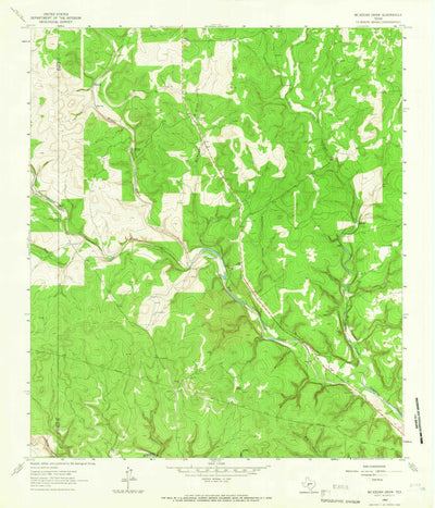 United States Geological Survey Mckegan Draw, TX (1963, 24000-Scale) digital map