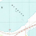 United States Geological Survey Mckenna Lake North, ND (1980, 24000-Scale) digital map