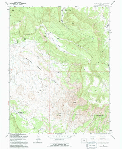 United States Geological Survey Mckenna Peak, CO (1994, 24000-Scale) digital map