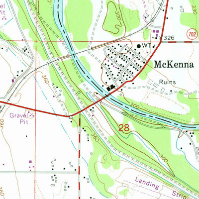 United States Geological Survey Mckenna, WA (1959, 24000-Scale) digital map