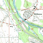 United States Geological Survey Mckenna, WA (1990, 24000-Scale) digital map