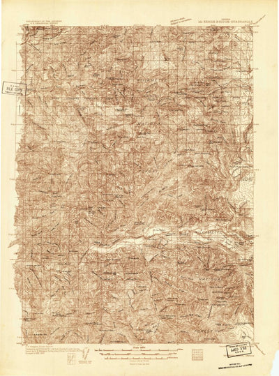 United States Geological Survey Mckenzie Bridge, OR (1934, 96000-Scale) digital map