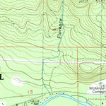 United States Geological Survey Mckenzie Bridge, OR (1989, 24000-Scale) digital map