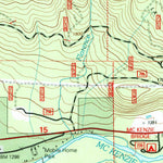 United States Geological Survey Mckenzie Bridge, OR (1997, 24000-Scale) digital map