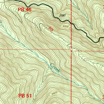 United States Geological Survey Mckenzie Bridge, OR (1997, 24000-Scale) digital map