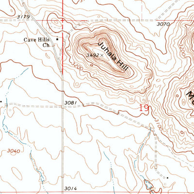 United States Geological Survey Mckenzie Butte, SD (1971, 24000-Scale) digital map