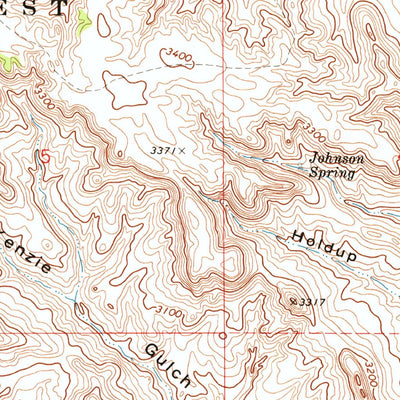 United States Geological Survey Mckenzie Butte, SD (1971, 24000-Scale) digital map