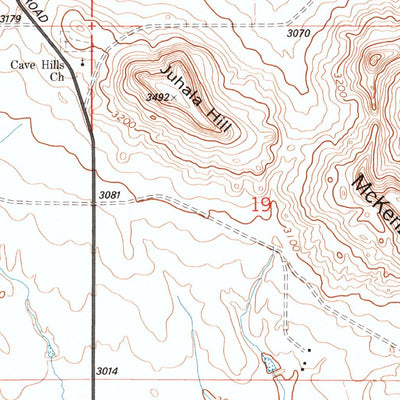 United States Geological Survey Mckenzie Butte, SD (1993, 24000-Scale) digital map