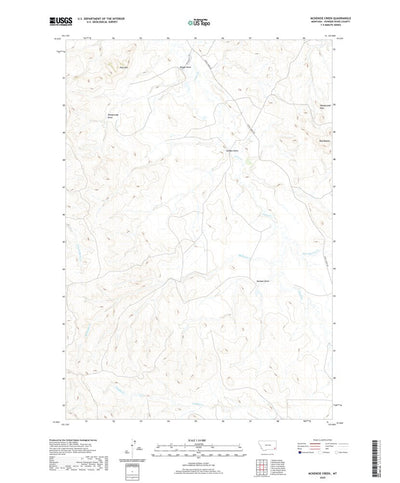 United States Geological Survey McKenzie Creek, MT (2020, 24000-Scale) digital map