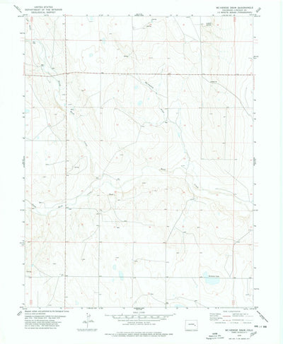 United States Geological Survey Mckenzie Draw, CO (1978, 24000-Scale) digital map