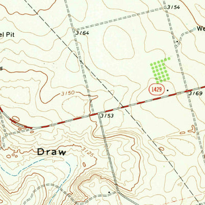 United States Geological Survey Mckenzie Lake NW, TX (1970, 24000-Scale) digital map