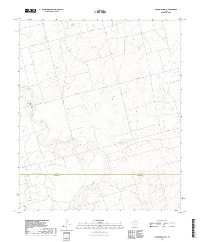 United States Geological Survey McKenzie Lake SE, TX (2022, 24000-Scale) digital map