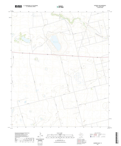 United States Geological Survey McKenzie Lake, TX (2022, 24000-Scale) digital map