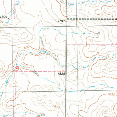 United States Geological Survey Mckenzie NW, ND (1975, 24000-Scale) digital map