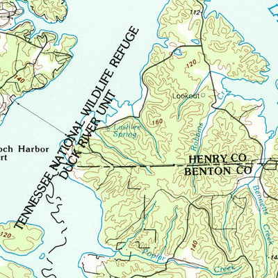 United States Geological Survey Mckenzie, TN-KY (1986, 100000-Scale) digital map