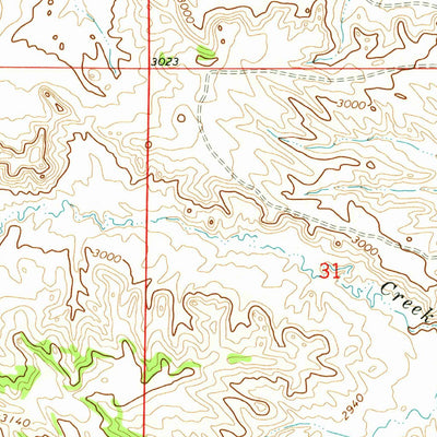 United States Geological Survey Mckerlich Creek, MT (1971, 24000-Scale) digital map