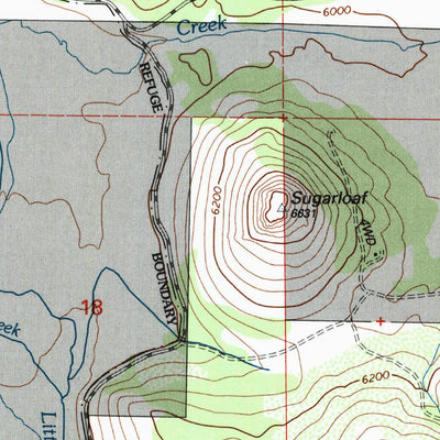United States Geological Survey Mckesick Peak, CA (1994, 24000-Scale) digital map