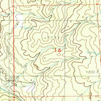 United States Geological Survey Mckinley Mountain, CA (1983, 24000-Scale) digital map