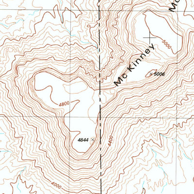United States Geological Survey Mckinney Mountain, TX (1983, 24000-Scale) digital map