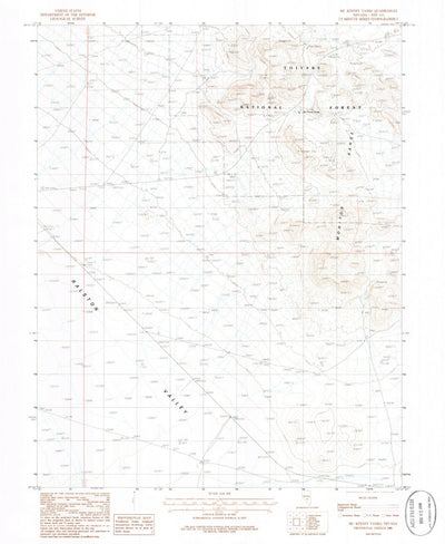 United States Geological Survey Mckinney Tanks, NV (1986, 24000-Scale) digital map