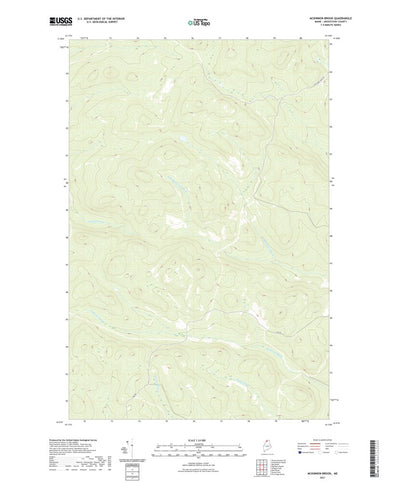 United States Geological Survey McKinnon Brook, ME (2021, 24000-Scale) digital map